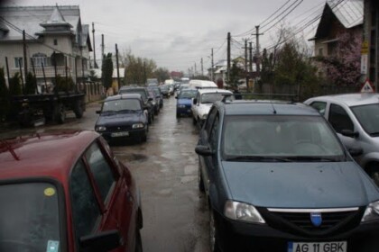 Soferii au blocat acest drum in semn de protest fata de nepasarea autoritatilor